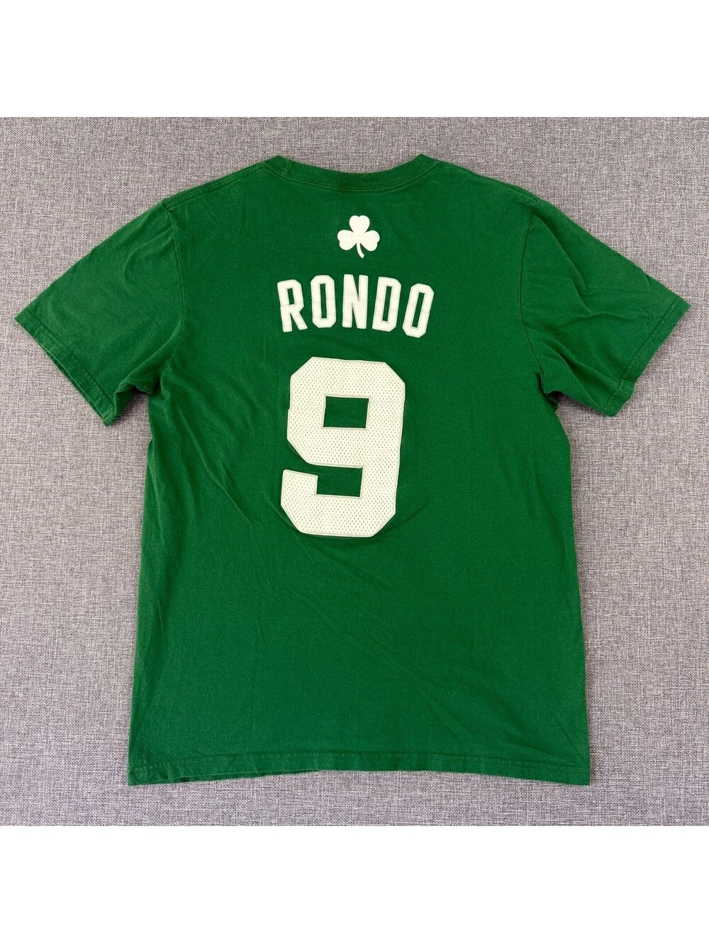 Adidas Boston Celtics Rajon Rondo T-Shirt Mens M Green NBA Tee